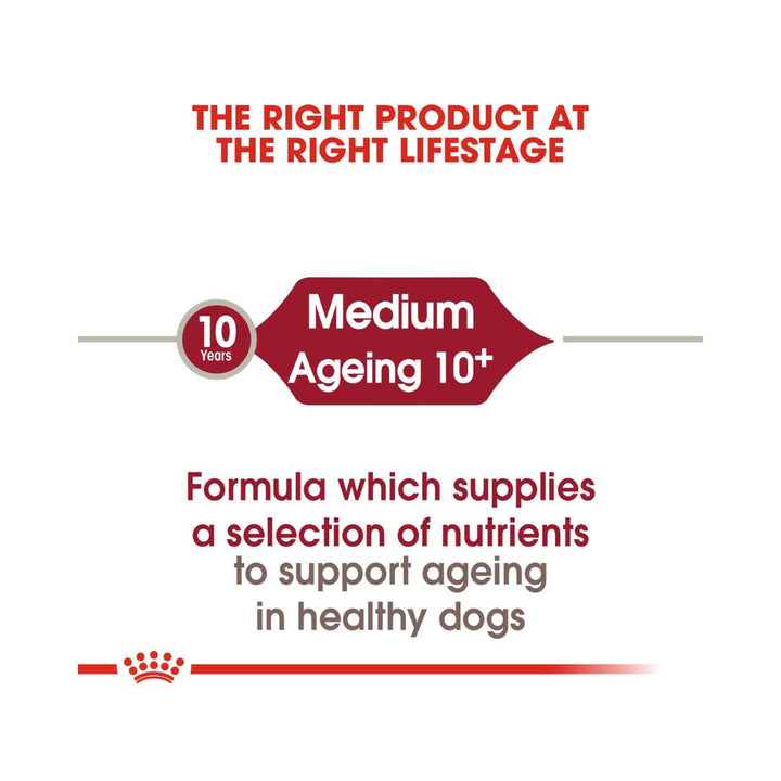 Royal Canin Medium Ageing 10+ Dog Dry Food For senior medium breed dogs 11 to 25 kg over 10 years old 3.