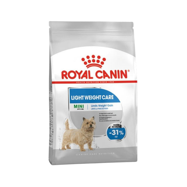 Royal Canin Mini Light Weight Care Dog Dry Food - Front Bag 