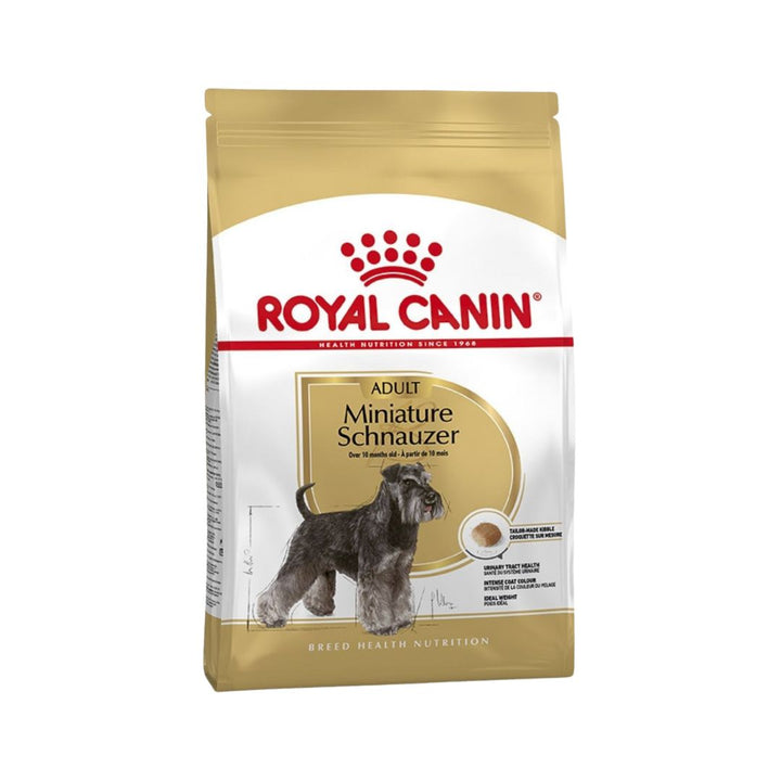 Royal Canin Miniature Schnauzer Adult Dog Dry Food Complete feed for dogs - Especially for adult and mature Miniature Schnauzers - Over 10 months old.