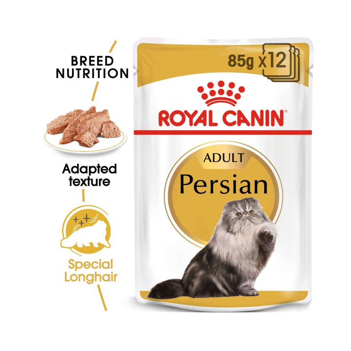 Royal Canin Persian Cat Wet Food is made to meet the specific needs of adult Persian cats over 12 months 2.