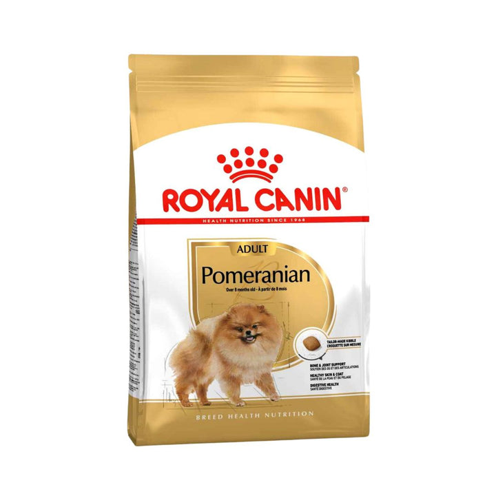 Royal Canin Pomeranian Adult Dog Dry Food Complete feed is especially for adult and mature Pomeranians over eight months old.