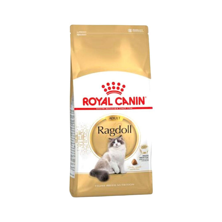 Royal Canin Ragdoll Adult Cat Dry Food Balanced and complete feed for Ragdoll cats over 12 months old. 