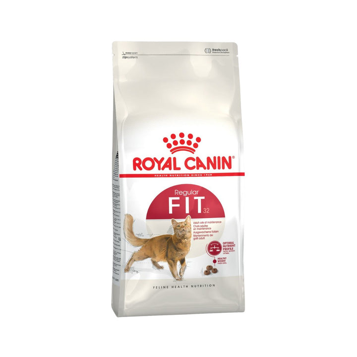 Royal Canin Regular Fit 32 Adult Dry Cat Food for adult cats over 1 year old, access to the outdoors. 