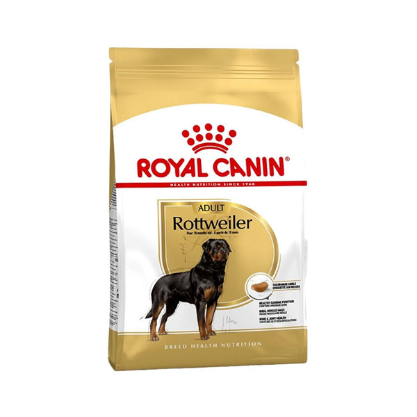 Royal Canin Rottweiler Adult Dog Dry Food - Front Bag 