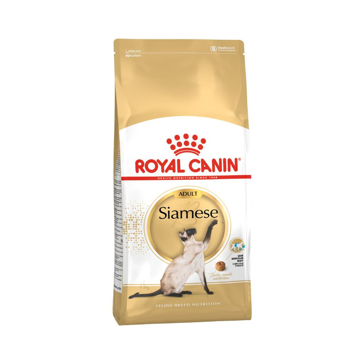 Indulge your Siamese companion with the specialized care of ROYAL CANIN® Siamese Adult Cat Dry Food, meticulously formulated to meet the distinctive needs of Siamese cats over 12 months old.