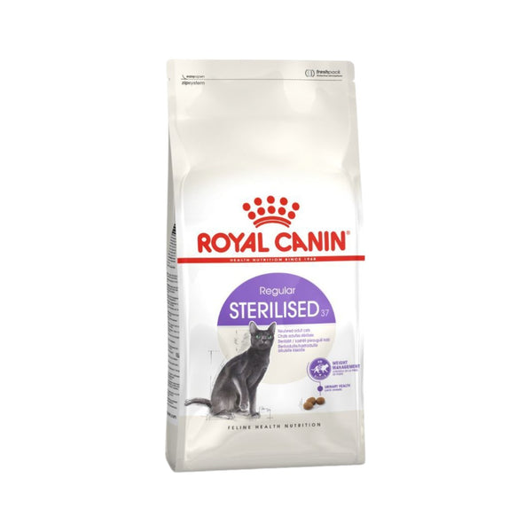 Elevate your neutered cat's diet with Royal Canin Sterilised 37, meticulously crafted to meet their specific nutritional needs and contribute to their overall well-being.
