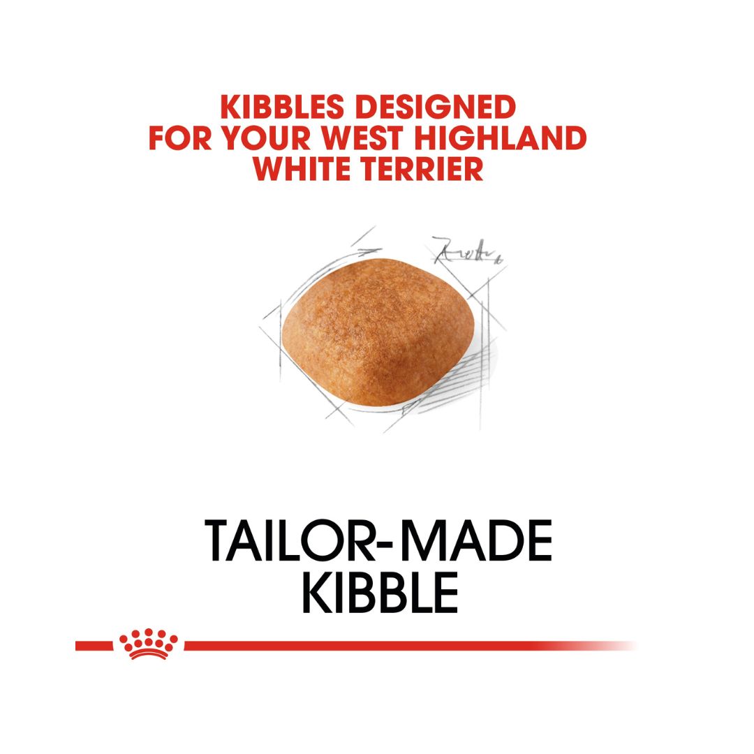Royal Canin West Highland Terrier Adult Dog Dry Food - Kibble Size 
