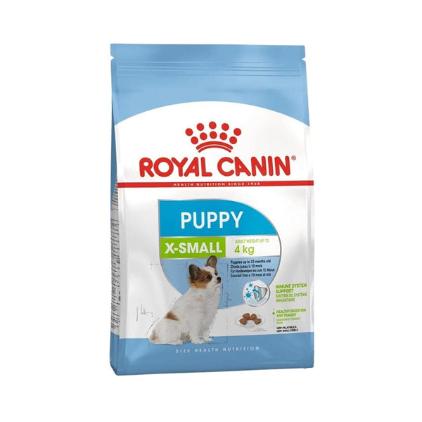 Royal Canin X-Small Puppy Dry Food for tiny breed puppies (adult weight up to 4 kg) - Up to 10 months old.