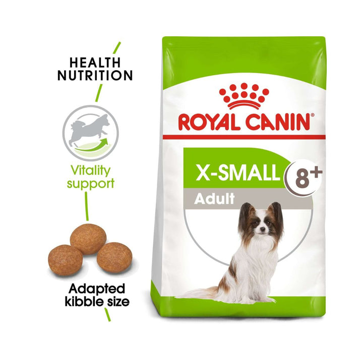 Royal Canin XS Adult 8+ Dog Dry Food for mature, very small breed dogs (up to 4 kg) - Over 8 years old 2.