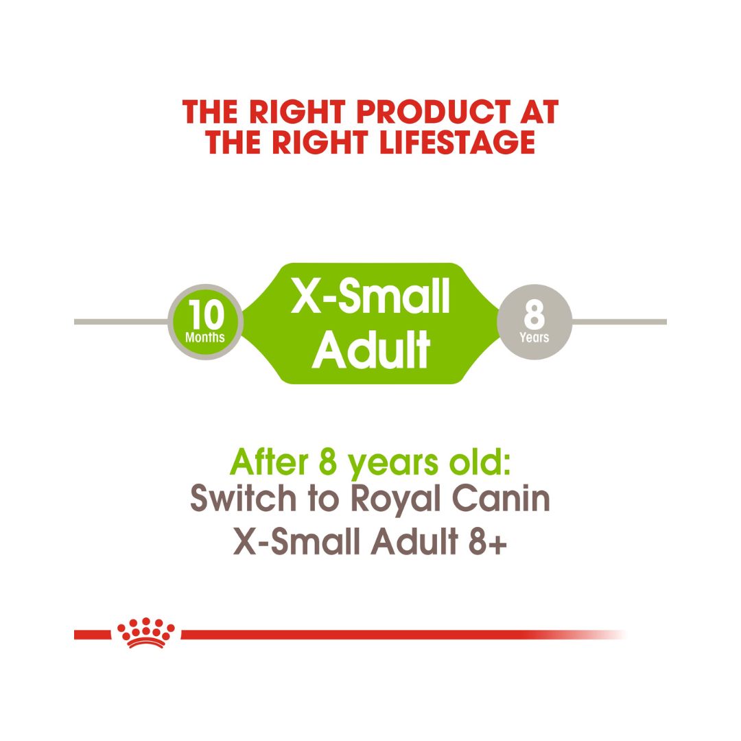 Royal Canin X-Small Adult Dog Dry Food - Size and Age 