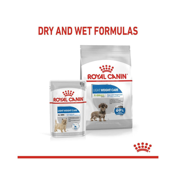 Royal Canin XS Adult Light Dog Dry Food for dogs prone to weight gain up to 4 kg. Providing complete and balanced nutrition across wet and dry dog food 4.