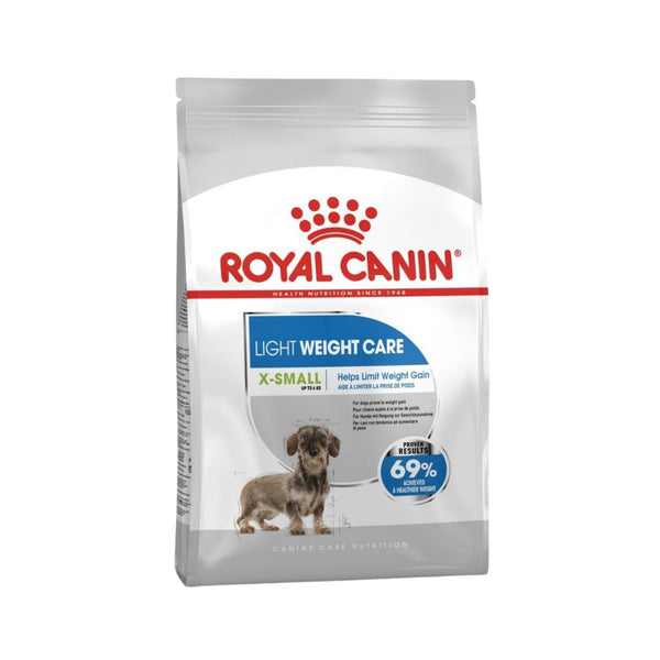 Royal Canin X-Small Adult Light Dog Dry Food - Front Page 