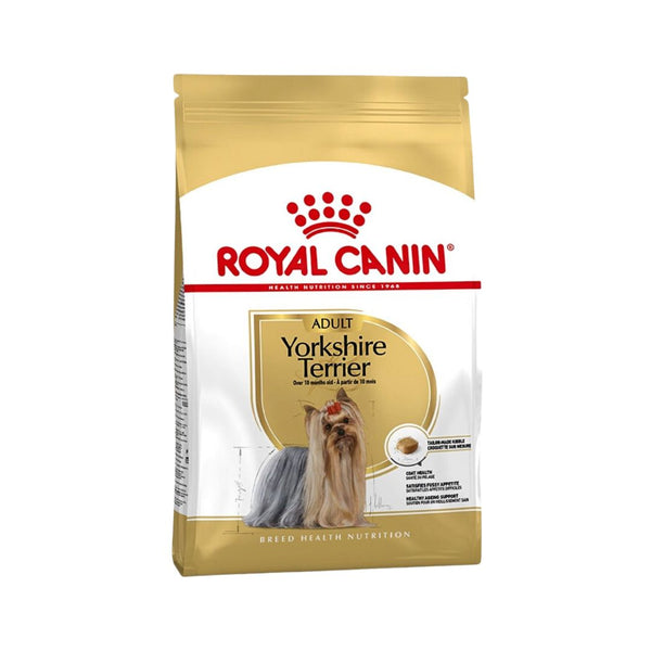 Royal Canin Yorkshire Terrier Adult Dog Dry Food is meticulously crafted to meet the specific nutritional needs of adult and mature Yorkshire Terriers over 10 months old. 