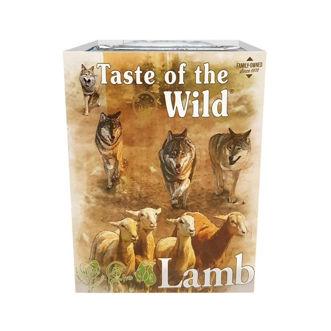Taste of the Wild Lamb & Chicken with Fruit and Vegetables Dog Wet Food – 390g