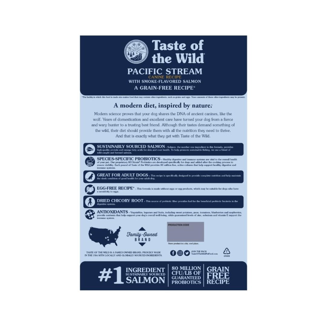 Taste of the Wild Pacific Stream with Smoke-Flavored Salmon Dog Dry Food - product image 2