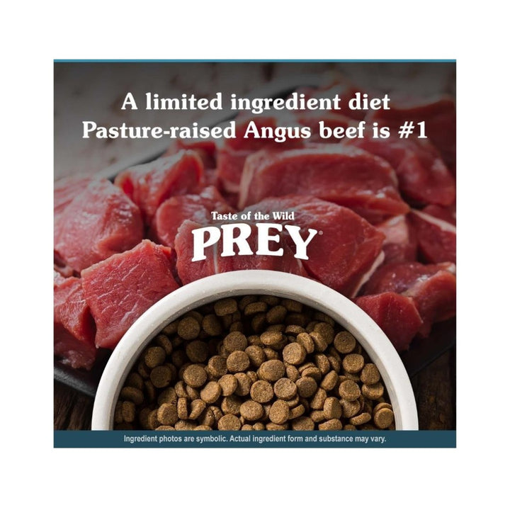 Taste Of The Wild Prey Angus Beef Dog Dry Food Simplified guaranteed probiotics help support your dog digestion, while precise levels of vitamins and minerals 3.