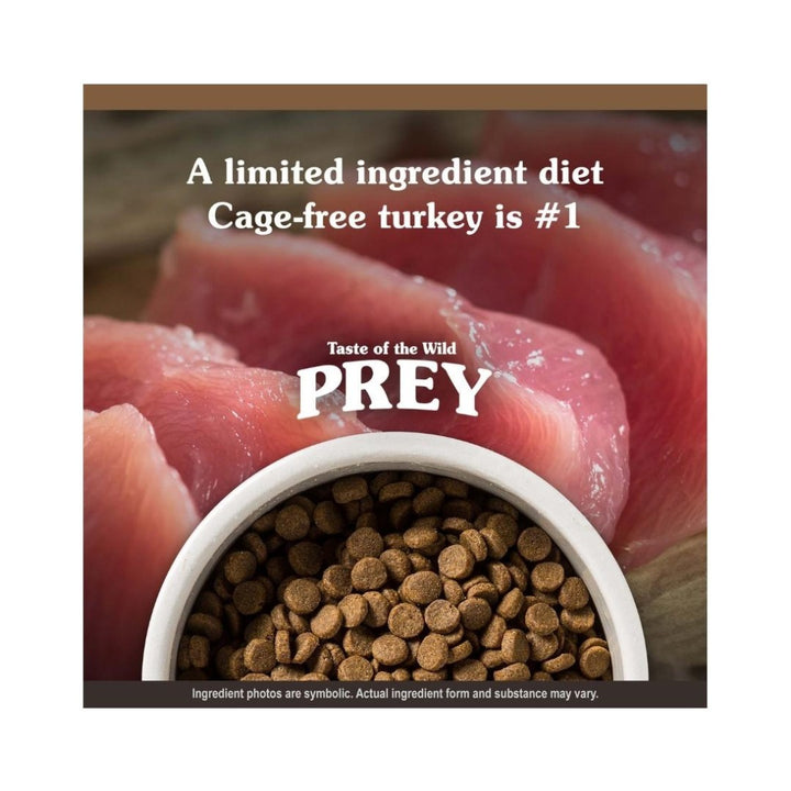 Taste Of The Wild Prey Turkey Dog Dry Food, consisting mainly of the prey they hunted. A simple, limited-ingredient diet offers many benefits 2.