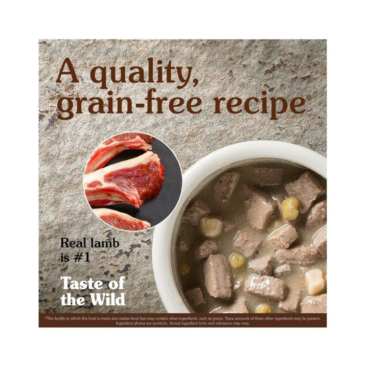 Taste Of The Wild Sierra Mountain Roasted Lamb Dog Wet Food A great-tasting complement to the dry Taste of the Wild formulas, which dog loves 2.
