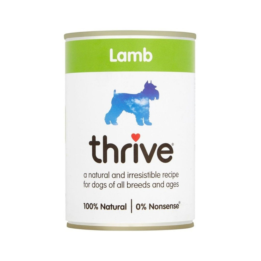 Thrive Complete Lamb Dog Wet Food - Premium, natural lamb wet food for all dog breeds and life stages.