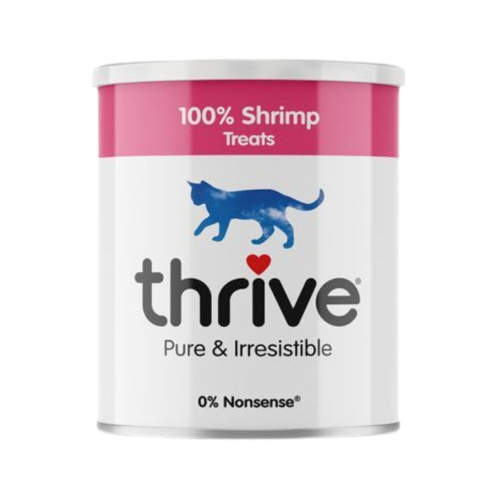 Thrive Shrimp Cat Treats 100% real freeze-dried Shrimps are the only ingredient of these Thrive treats. 110g