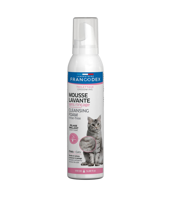 Zolux Francodex Rinse-Free Cleansing Foam For Cats 150 ML