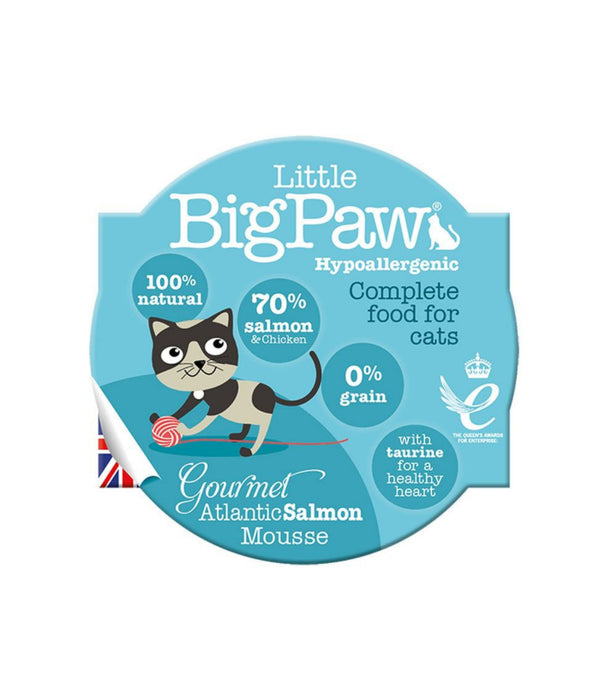 Little Big Paw Cat Gourmet Salmon Mousse 85g