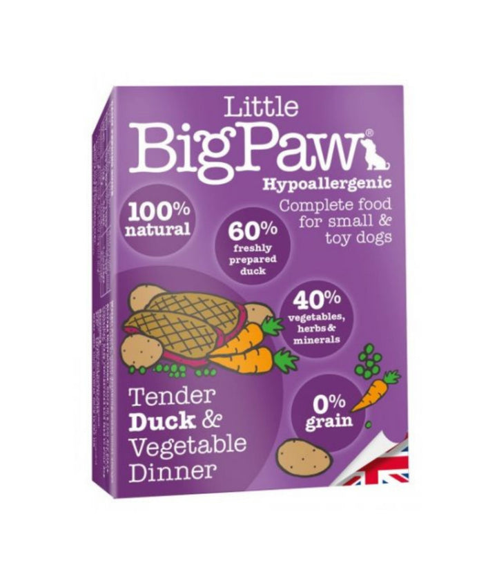 Little Big Paw Dog Duck & Vegetable Dinner 85g