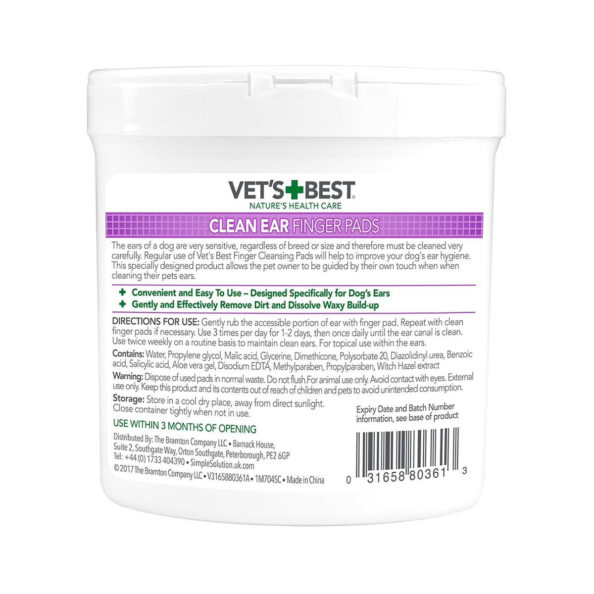 Vet's Best Clean Ear Finger Pads for Dogs - product image 2