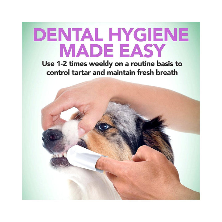 Vet's Best Clean Teeth Finger Pads for Dogs 50 Dental Pads Petz.ae Dubai