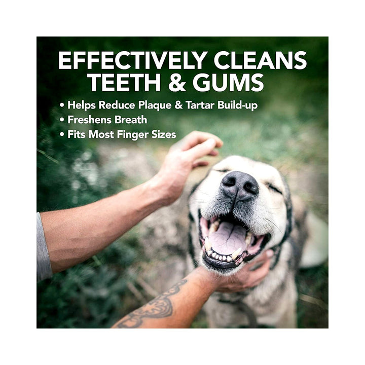 Vet's Best Clean Teeth Finger Pads for Dogs 50 Dental Pads Petz.ae 1