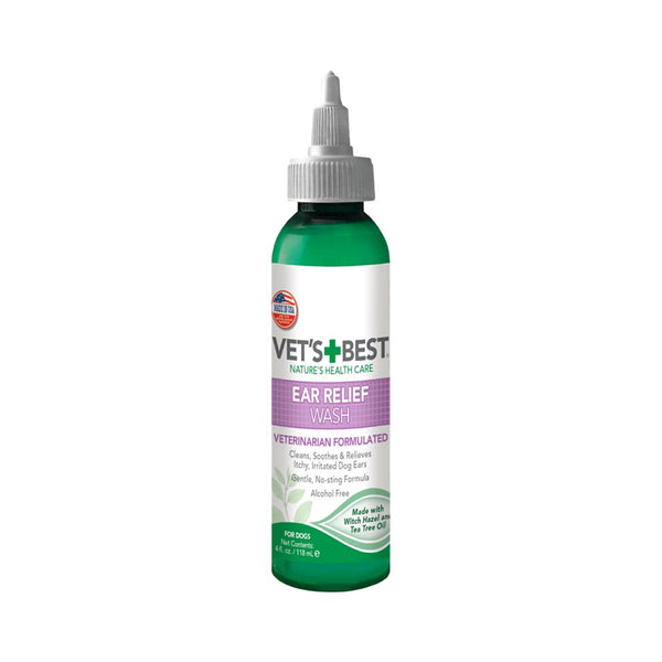 Vet's Best Ear Relief Wash for Dogs 4oz Petz.ae