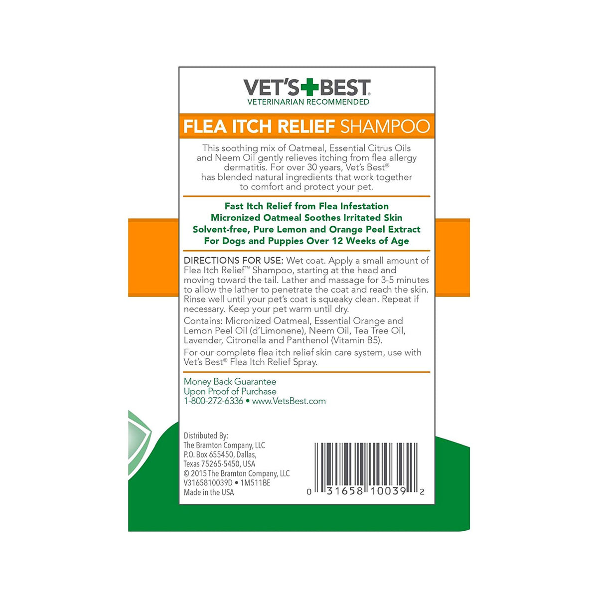 Vet's Best Flea Itch Relief Dog Shampoo - product image 3