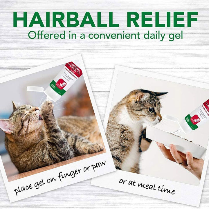 Vet’s Best Hairball Relief gel is a specific blend of soluble and insoluble fibers to promote good digestion and help remove and aid in preventing hairballs from Cats. 4