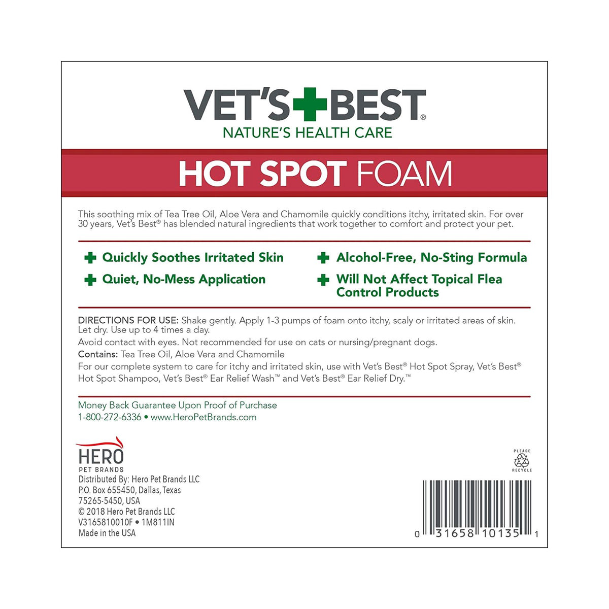 Vet's Best Hot Spot Foam for Dogs - product image 2