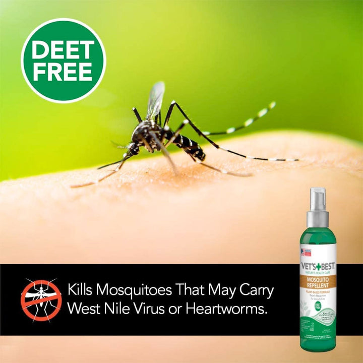 Vet’s Best Mosquito Repellent Spray for Dogs and Cats 8oz Petz.ae ADs