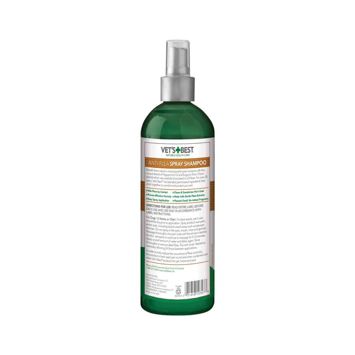 Vet's Best Natural Anti-Flea Easy Spray Dog Shampoo - product image 2