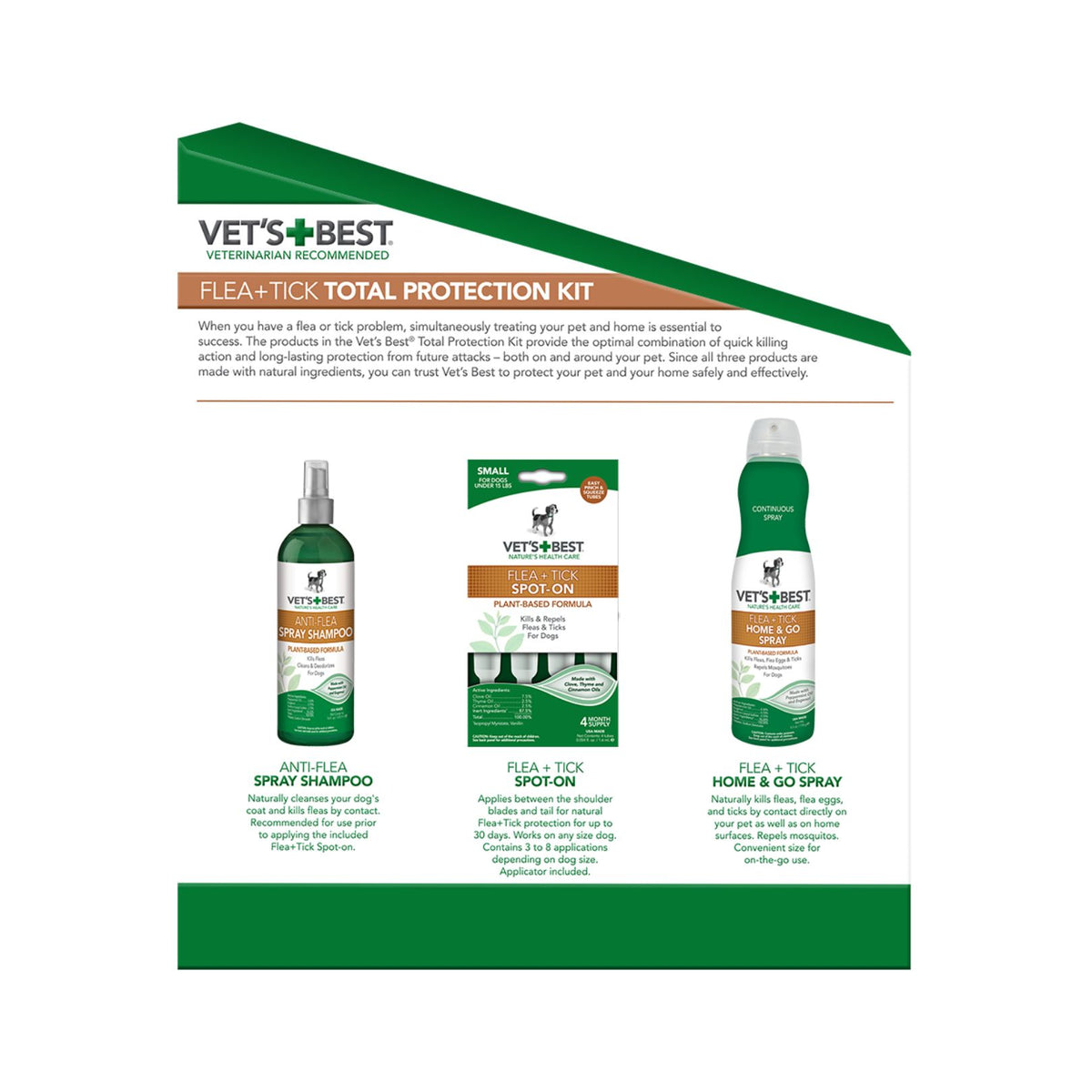 Vet's Best Natural Anti-Flea Easy Spray Dog Shampoo - product image 3