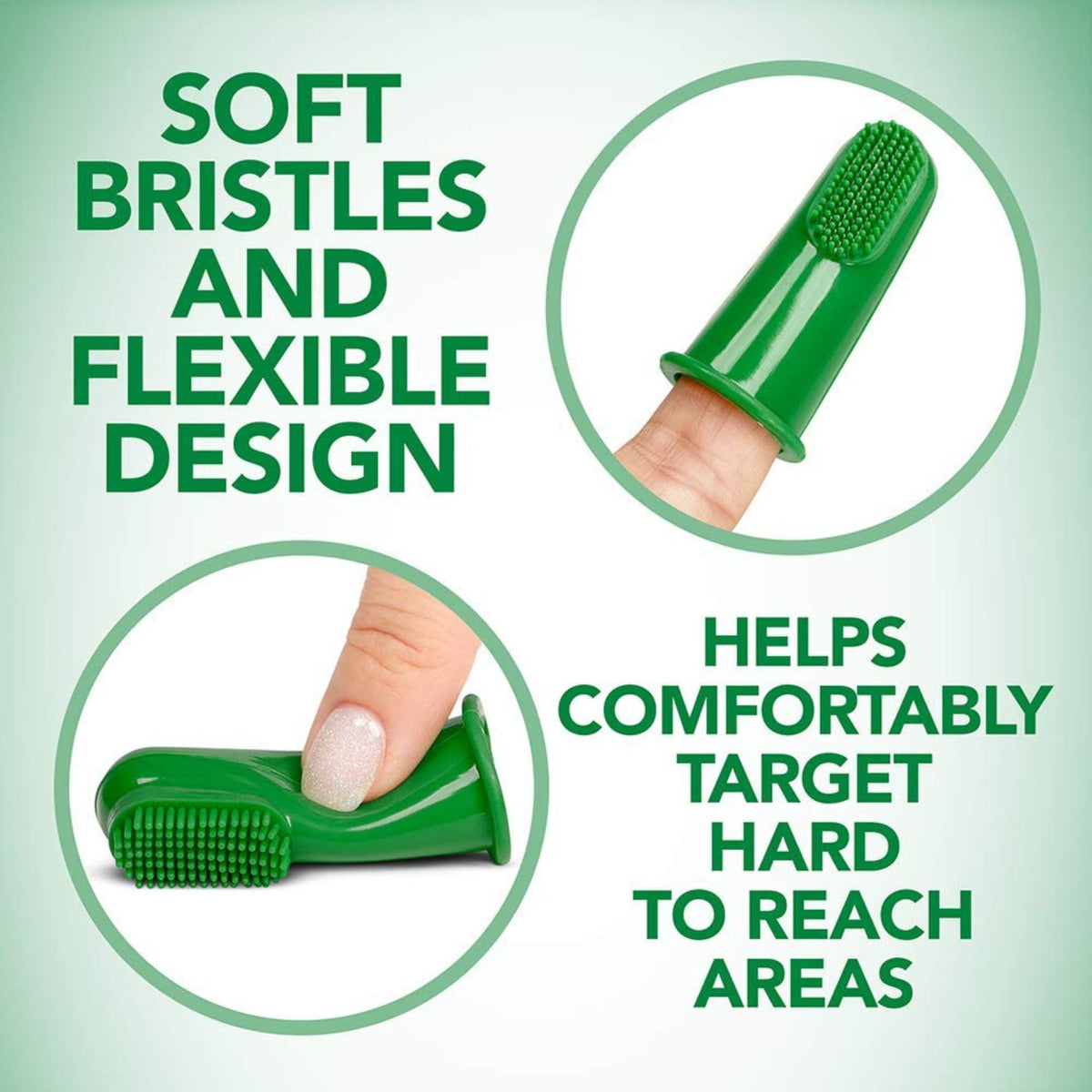 Vet's Best Silicone Finger Toothbrushes for Dogs & Puppies - product image 2