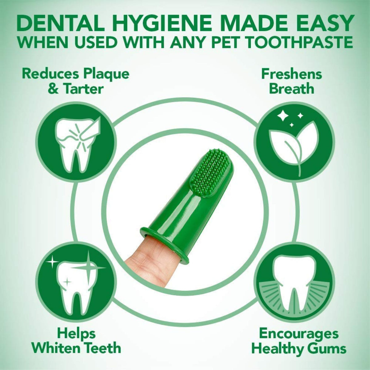 Vet's Best Silicone Finger Toothbrushes for Dogs & Puppies - product image 3