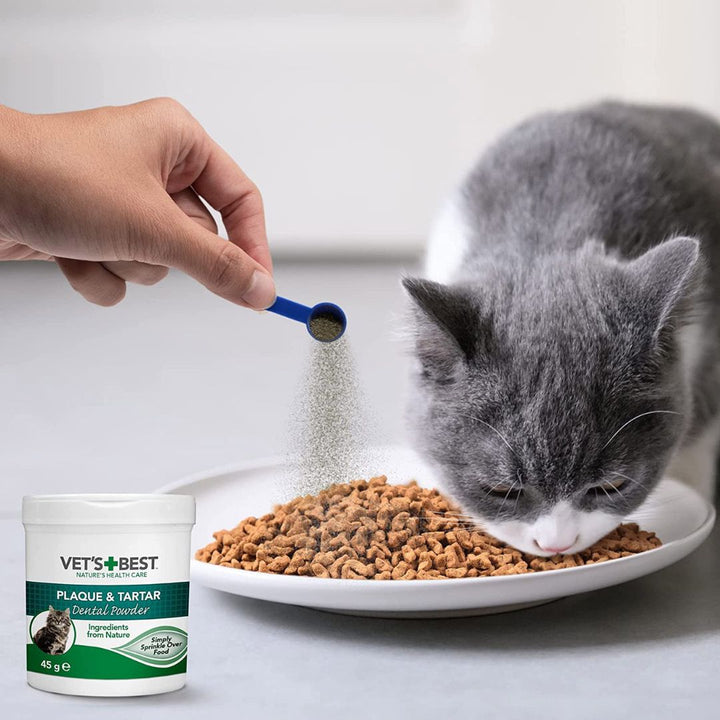 Vet’s Best Advanced Dental Powder for Cats Contains seaweed extract which helps maintain clean teeth and fresh breath. 4