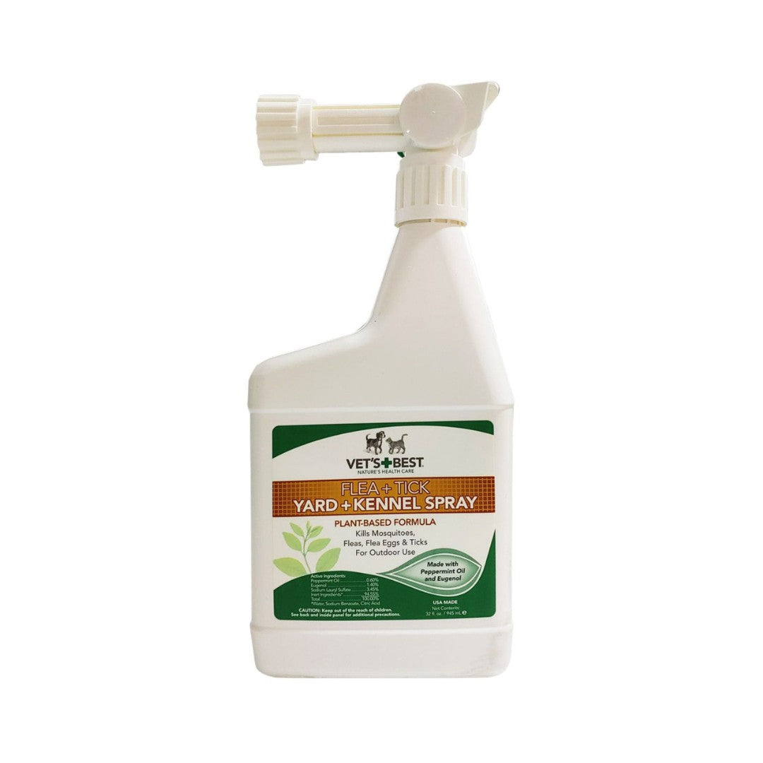 Organic flea and outlet tick spray