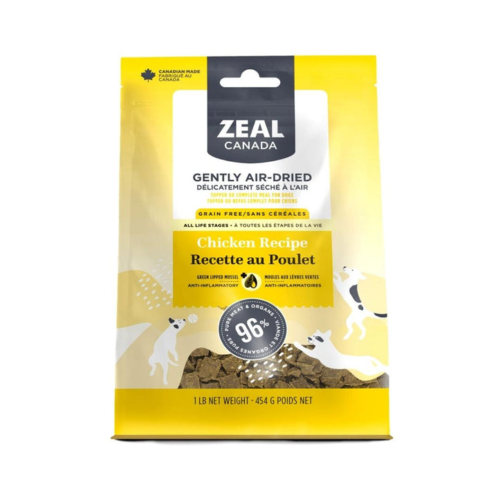 Zeal Gently Air-Dried Chicken Dog Dry Food 1Kg Petz.ae Front