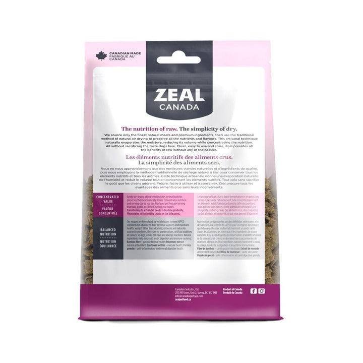 Zeal Gently Air-Dried Turkey Dog Dry Food Back Petz.ae