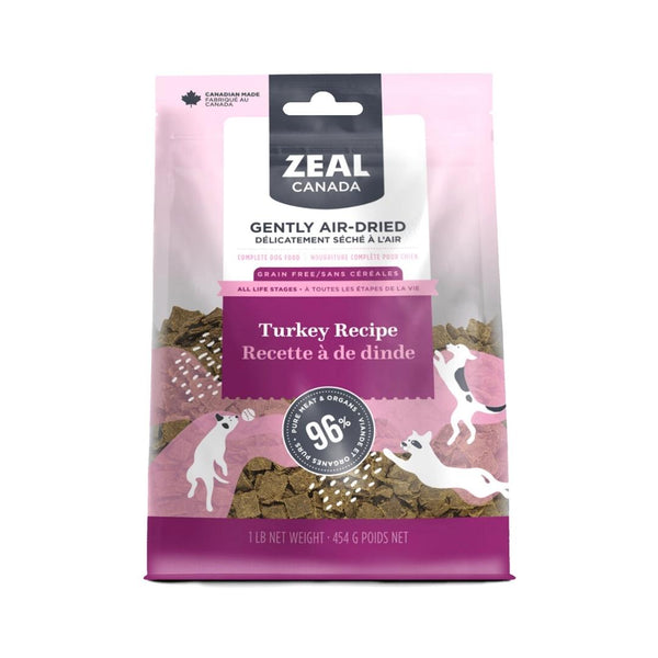 Zeal Gently Air-Dried Turkey Dog Dry Food Front Petz.ae