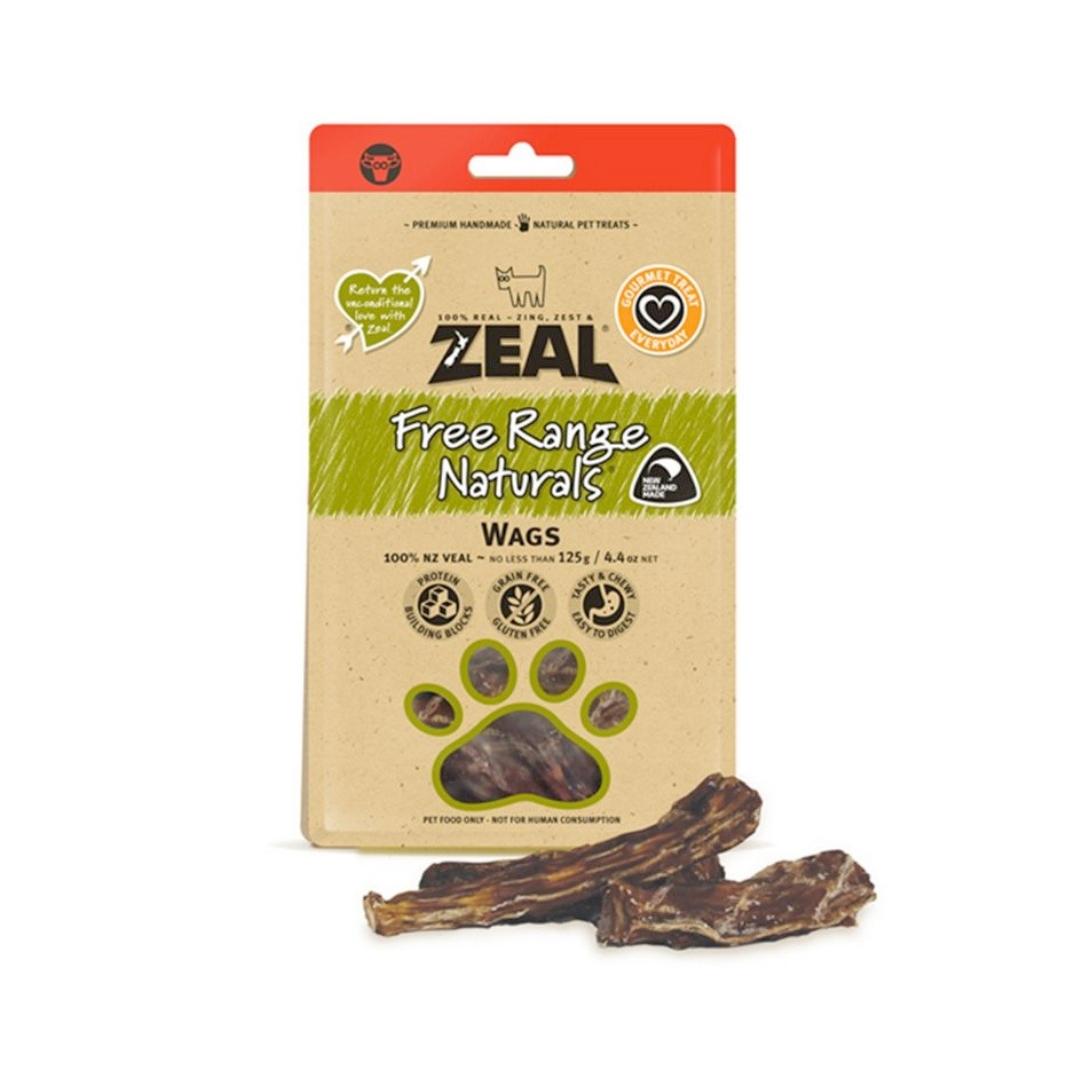 Zeal Wags Dog Treats - front packaging