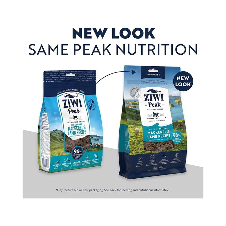 Ziwi Peak Air-Dried Mackerel & Lamb Cat Dry Food A complete and balanced PeakPrey® recipe for any life stage, from kittens to seniors New.