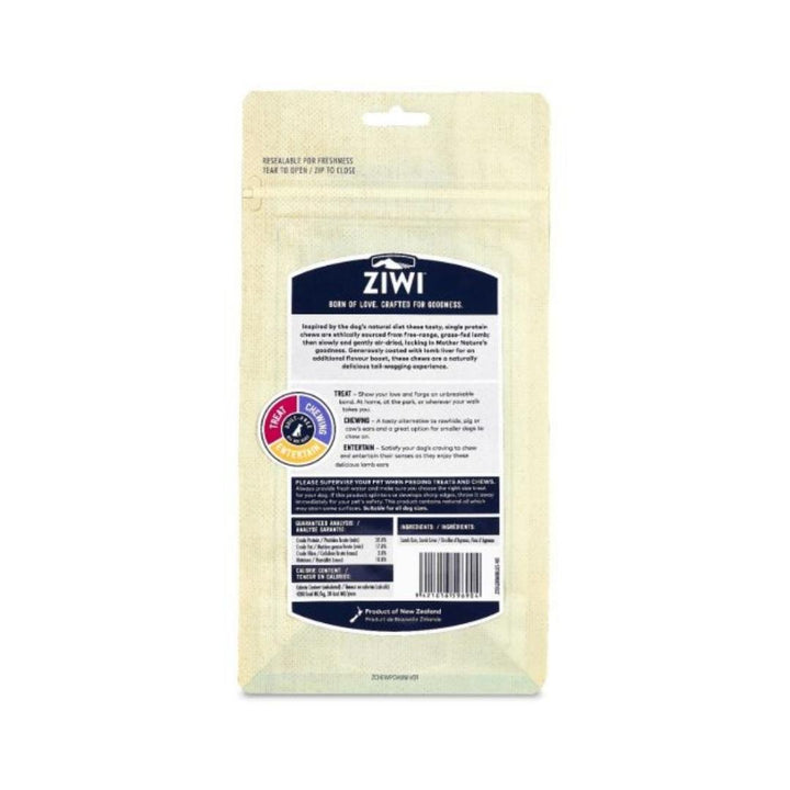 Ziwi Peak Lamb Ears Liver Coated Dog Treats Inspired by the dog's natural diet, by slow and gentle air-drying without added artificial preservatives or flavors 3.