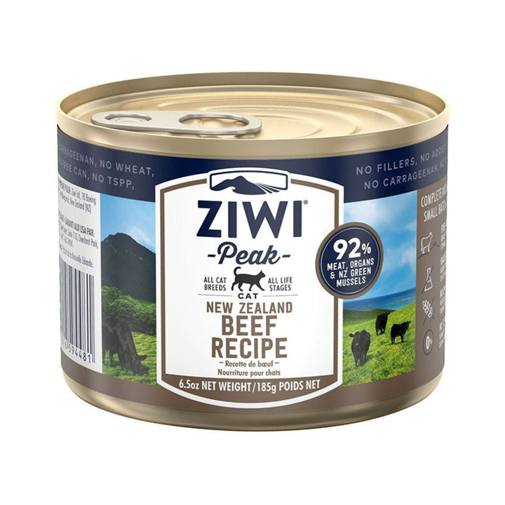 Ziwi Peak Tin Beef Cat Wet Food Peak Nutrition For Cat All Life Stages Raised, with access to fresh grass 365 days a year 2.