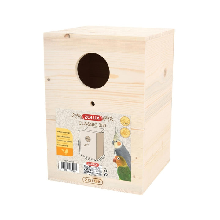 Zolux Bird Nesting Box Classic 350 Petz.ae