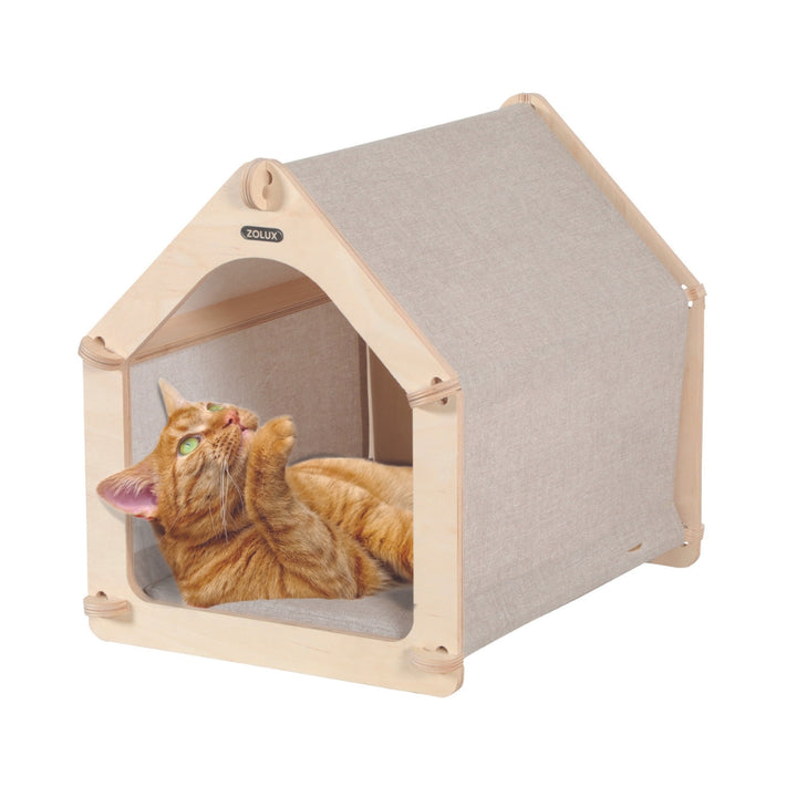 Zolux Cat Lodge and Bed 2 House FSC Petz.ae